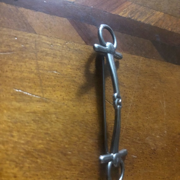 Men’s vintage Gucci stirrups tie bar pin sterling silver - Picture 8 of 10